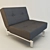 Elegant Comfort Sofa 3D model small image 1