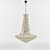 Elegant Seashell Chandelier 3D model small image 1