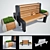Ultimate Park Bench #1 3D model small image 1
