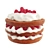  Raspberry Dream Cake 3D model small image 1