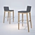 Elegant INKA Bar Stool 3D model small image 1