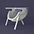 Modern Frame Chair 3D model small image 1