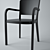 Elegant Bentwood Chair with Moulded Plywood Back 3D model small image 1