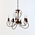 Elegant Catania 86867 Light Fixture 3D model small image 1