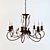 Elegant Catania 86868 Pendant Light 3D model small image 1