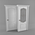 Premiere White Patina Belarusian Doors 3D model small image 1