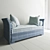 Elegant French Sofa: Classic Beauty 3D model small image 1