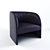 Minimalist Lounge Chair: Eclipse 3D model small image 1