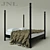 Elegant JNL Bed: Sleek Design, Superior Quality 3D model small image 1