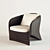 Marine P.1 Rattan Armchair: Elegant Design, Superior Comfort 3D model small image 3