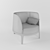 Swivel Charm: Omni Armchair 3D model small image 2