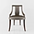 Eanda Dining Chair: Modern Elegance for Your Dining Space 3D model small image 2