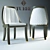 Product Title: Elegant Caractere Dining Chair 3D model small image 1