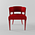 Compact Beech Tub Chair 3D model small image 3