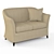 Elegant and Compact Sofa: Alberta Salotti 3D model small image 1