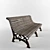 Vintage Ethnic Bench 3D model small image 2