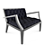 Luxurious DONA Armchair 3D model small image 2