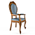 Elegant Armchair: CAVIO DG120 3D model small image 1