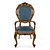 Elegant Armchair: CAVIO DG120 3D model small image 2