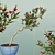 Pomegranate Tree: Blooms & Fruits 3D model small image 1