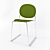 Elegant Olive Stackable Chair 3D model small image 1