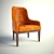 Custom Handcrafted Chair 3D model small image 1