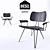 Contemporary Overdyed Lounge Chair 3D model small image 1