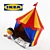 Circus Tent Play Set 3D model small image 1