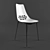 Jam Coloured Bar Chair: Sleek and Stylish Seating 3D model small image 3