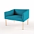 Elegant Saari Chair: Sleek, Comfortable, Stylish 3D model small image 1