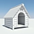 Cozy and Stylish Doghouse for Medium-Sized Dogs 3D model small image 2