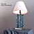 Elegant Astoria Glass Table Lamp 3D model small image 1