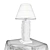 Elegant Astoria Glass Table Lamp 3D model small image 3