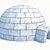 Eskimo's Winter Shelter: Igloo 3D model small image 1