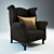 Elegant Armchair: Stylish and Comfortable 3D model small image 1