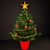 Festive Tabletop Christmas Tree 3D model small image 1