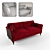 Carnaby: Best 3-Seater Sofa 3D model small image 1