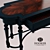 Elegant Hooker Desk | 650x1400x720 3D model small image 2