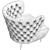 Elegant PauloAntunes Armchair 3D model small image 2