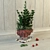 Crimson Delight Bouquet 3D model small image 1