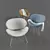 Sleek Slice Chair: Modern Elegance 3D model small image 1