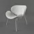 Sleek Slice Chair: Modern Elegance 3D model small image 3