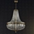 Glistening Crystals Vintage Chandelier  3D model small image 1