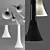 Elegant Sissi Pendant Light 3D model small image 3