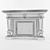 Classic Stone Fireplace 3D model small image 3