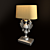 Elegant Golden Table Lamp 3D model small image 2