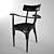 Hermann Czech Chair: Stylish Design, Comfortable Seat 3D model small image 1