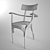 Hermann Czech Chair: Stylish Design, Comfortable Seat 3D model small image 3