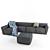 Comfortable Velvet Sofa 3D model small image 1