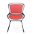 Sleek Leather Bertoia Chair 3D model small image 2